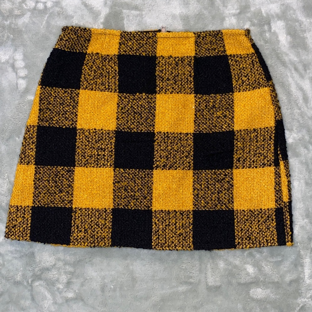 forever 21 plaid skirt sz M